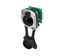 Neutrik ECON NE8FDP-TOP - etherCON RJ45 Feed-Through Socket TOP NE8FDP-TOP Socket, Installation Number of Poles 8P8C Pack of 1