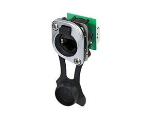 Neutrik ECON NE8FDP-TOP - etherCON RJ45 Feed-Through Socket TOP NE8FDP-TOP Socket, Installation Number of Poles 8P8C Pack of 1