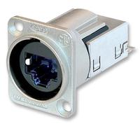 NEUTRIK - etherCON D Shell, CAT6, Panel Mount, IDC Termination, Nickel Housing