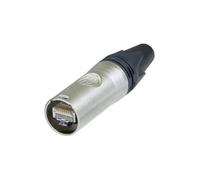 Neutrik etherCON NE8MX6-T Connector Straight Number 8P8C Silver Pack of 1