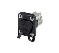 Neutrik EtherCon Socket RJ45 Black 8P8C Built-In 1pc NE8FDX-Y6-W