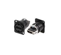 NEUTRIK HDMI 1.4 Panel Mounting Socket, D Type Housing, Black