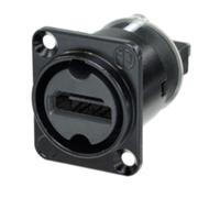 Neutrik HDMI Feed Through Panel Jack - Black