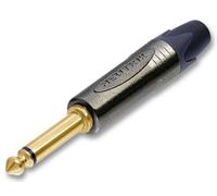 Neutrik NP2XB, 6.3mm mono plug - black