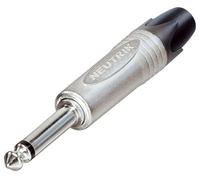 Neutrik - Jack Plug, 6.35mm, Mono, Straight, Nickel