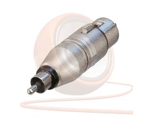 Neutrik NA2FPMM 3 Pin XLR Female to Male RCA Phono Plug. Audio Adaptor Convertor