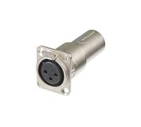 Neutrik NA3FDM 3-Pin Female XLR to 3-Pin Male XLR Panel-Mount Adaptor