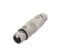 Neutrik NA3FF Adapter XLR Female to XLR Female, Silver, 75.0 mm*20.0 m