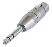 Neutrik NA3FP 3 Pole XLR Female to Stereo 1/4" Male Jack Plug. Adaptor Converter