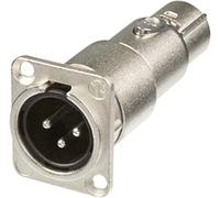 Neutrik NA3MDF XLR Male to Female Adaptor (Feed Through)
