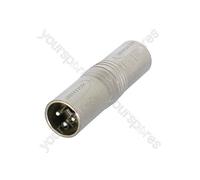 Neutrik NA3MM 3 Pin XLR Male to 3 Pin XLR Male Adaptor/Coupler