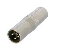 Neutrik NA3MM 3 Pole XLR Male to 3 Pin XLR Male Adaptor Converter Gender Changer