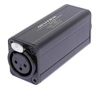 Neutrik NA3MP 3 Pin XLR Male Stereo Jack Plug Adaptor, 6.35 mm, Silver