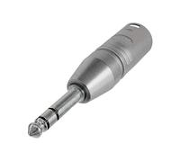 Neutrik NA3MP Male XLR - 1/4 Stereo Jack Adaptor