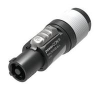 NEUTRIK NAC3FXXB-W-L POWERCON, POWER OUT, GREY, 10-16MM