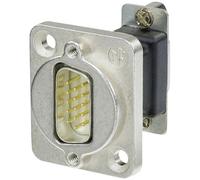 Neutrik 15 pole D-SUB feedthrough, male to female