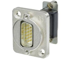 Neutrik NADB15MF Adapter 15-Pin D-SUB Plug to Socket 1 piece D-Housing