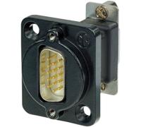 Neutrik NADB15MF-B 15 Pole D-SUB Feedthrough Male - Female D-Shape Housing Video