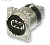 NEUTRIK - NAUSB-W - ADAPTOR, USB A RECPT, USB B RECPT