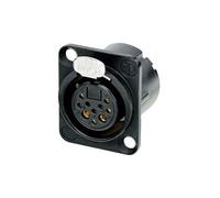 Neutrik XLR Connector 10 Pins Black Straight Socket