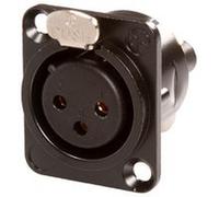 NEUTRIK NC3FD-S-1-B XLR SOCKET, 3P, SCREW TERMINALS