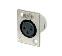 Neutrik NC3FP-1 Full Size 3-Pin F PNL MT XLR