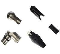 Neutrik - NC3FRX - XLR Cable Connector - Right Angle - Female 3 pole - Black / Silver