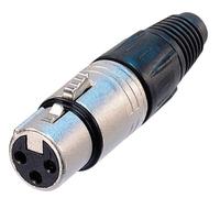 Neutrik NC3FX 3 Pole XLR Female, Nickel