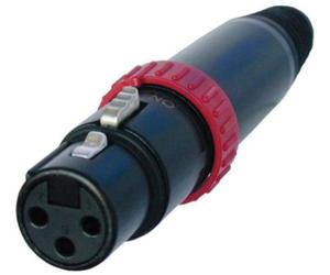 Neutrik NC3FXS Female 3 Pin XLR Switched Line Socket With Gold Plated Contacts