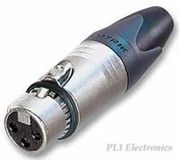 NEUTRIK NC3FXX-EMC SOCKET, XLR-EMC, FREE, 3WAY