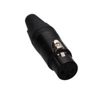 Neutrik NC3FXX Female 3 Pin XLR Microphone Solder Line Socket Black