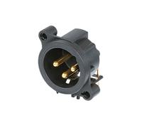 Neutrik NC3MAAH 3 Pin male XLR Male PCB Chassis Socket