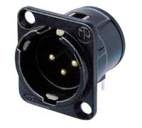 Neutrik NC3MD-H-B Male 3 Pin XLR Chassis Socket