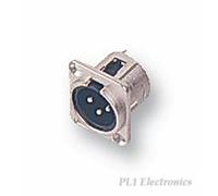 NEUTRIK NC3MDL1 PLUG, XLR, PANEL, UNIFIED, 3POLE