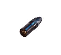 Neutrik NC3MXX-B 3-Pole Male XLR Connector Black