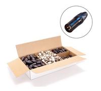 Neutrik NC3MXX-BAG-D 3-Pin Male XLR Plugs (Pack of 100)