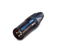 Neutrik NC3MXX Male XLR Connector - Premium Black 3 Pin for Audio Equipment