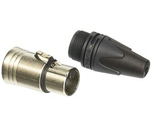 Neutrik NC4FXX 4-Pin Female Cable MT, Chrome Finish