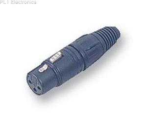 NEUTRIK - NC5FXB - SOCKET, XLR, FREE, BLACK, 5POLE