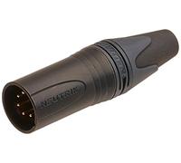 Neutrik NC5MXX-B 5-Pin Male Cable MT, Black Finish with Gold Contacts
