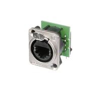 Neutrik NE8FDP-R etherCON Socket RJ45 8P8C D-Series Nickel Right Angle