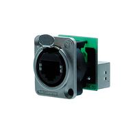 Neutrik NE8FDP RJ45 Connector (Ethercon Chassis) Feedthrough Recep...