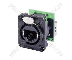 Neutrik NE8FDPB Ethercon RJ45 Feed Through Connector