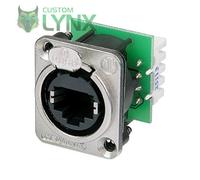 Neutrik NE8FDV-YK EtherCON RJ45 Chassis Panel Socket. IDC Punchdown Ethernet PRO
