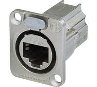 Neutrik NE8FDX-P6 - Network chassis connector Neutrik etherCON® | Cat.6a | D Shape