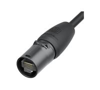 Neutrik NE8MX-B-TOP Connector Black Chrome IP65 5-8mm No RJ45