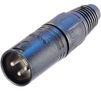 NEUTRIK Neutrik NC3MX-BAG Male 3 Pin XLR Line Plug With Silver Plated Terminals