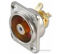 NEUTRIK NF2D-9 SOCKET, PHONO, D SHELL, WHITE