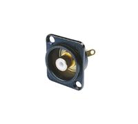 Neutrik NF2D-B-9 D-Shaped Phono Chassis Socket Black and White