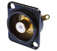 Neutrik NF2D Professional D Plate Mounted Phono Chassis Socket With Gold Terminals and Colour Cod
